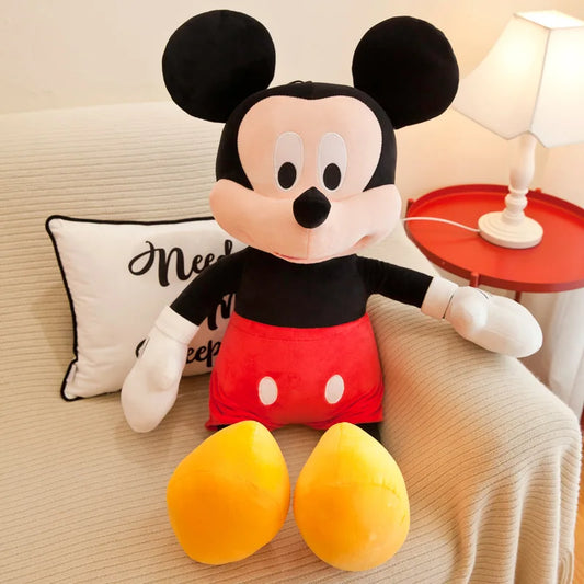 Peluche Disney Kawaii di Topolino e Minni Mouse, morbidi e carini, decorazioni da stanza e regalo per bambini, di Otaku Family Store.