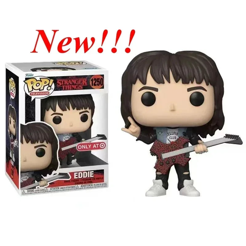 Funko Pop Stranger Series, Eddie, Dustin, Steve, Robin e Eleven in vinile, figura collezionabile Otaku Family Store Online