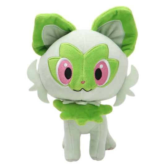 Peluche di Sprigatito Floragato Meowscarada Pokemon, morbido e colorato, con dettagli realistici, perfetto come regalo per bambini e collezionisti