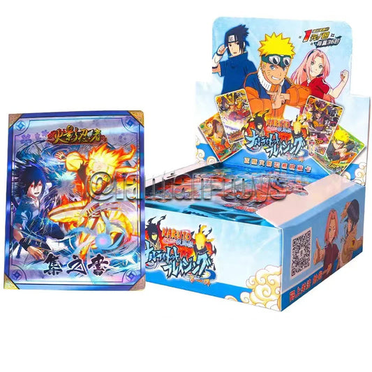 Carte Naruto TCG Kakashi e ninja di Shippuden, collezione di carte da gioco in formato cartolina con personaggi anime.