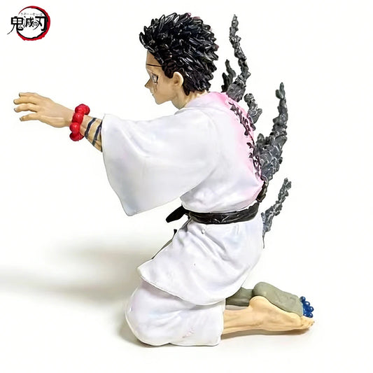 Figura in PVC di Akaza Hakuji di Demon Slayer, action figure di 14cm, dettagliata e perfetta per collezionisti anime.