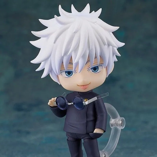 Action figure Satoru Gojo di 10cm da Jujutsu Kaisen, figura di alta qualità in mostra, dettagli accurati e colori vivaci.