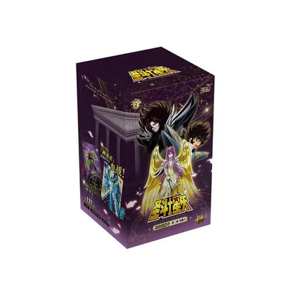 Carte della collezione KAYOU Saint Seiya Manga Version Contract Pack Vol.1, illustrate personaggi e simboli dell'anime.