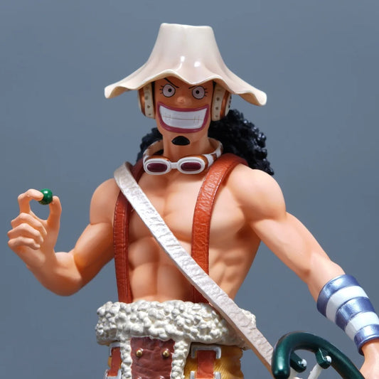 Figura d'azione One Piece Usopp, altezza 25 cm, dettaglio realistico, perfetta per collezionisti e fan di Otaku Family Store