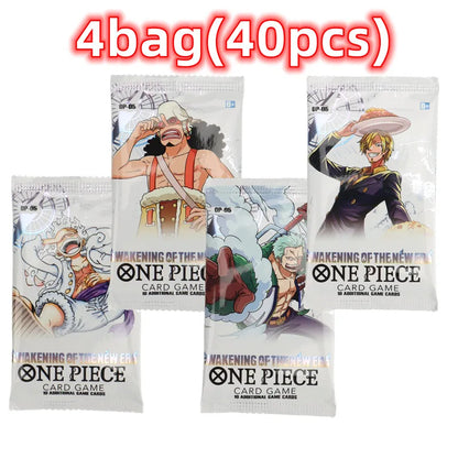 Carte della collezione One Piece OP-05 con Luffy, Zoro e Shanks, collezione di 40 carte del brand Otaku Family Store Online