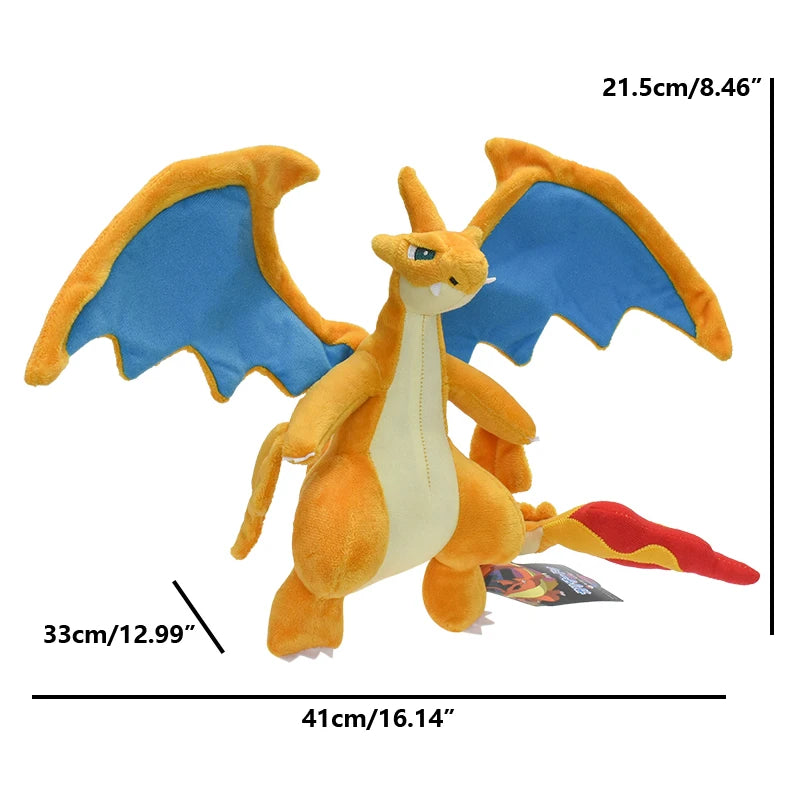 Peluche Dragon Mega Charizard Y di 20cm di Otaku Family Store, morbido e dettagliato, perfetto come regalo per appassionati di anime e Pokémon.