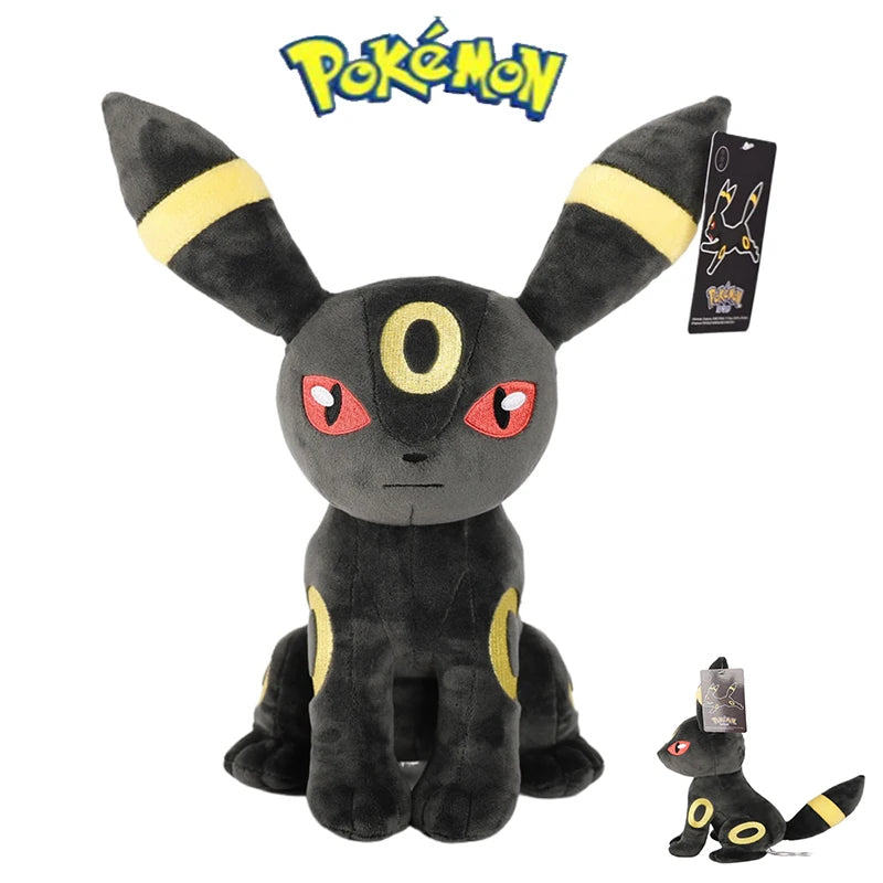 Peluche di Pokémon big Umbreon, Vaporeon, Eevee, Sylveon, Flareon, Leafeon, Jolteon ed Espeon, morbido e colorato, giocattolo per bambini