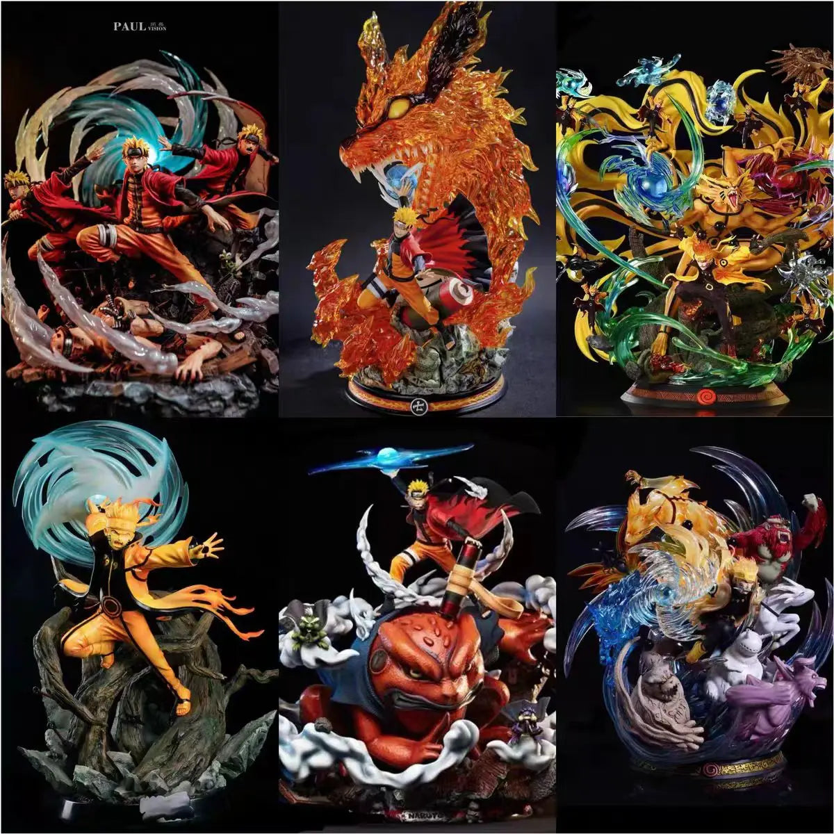 Figura d'azione Naruto della collezione anime, scatola misteriosa con personaggi vari, marca Otaku Family Store online.
