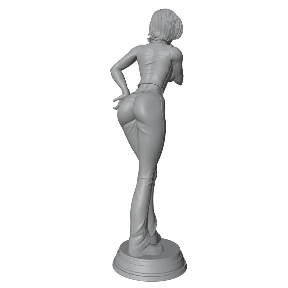 Statua in resina di ragazza che gioca a nascondino, modello 1/24 fatto a mano, per pittura e giochi di ruolo, altezza 75mm, Otaku Family.