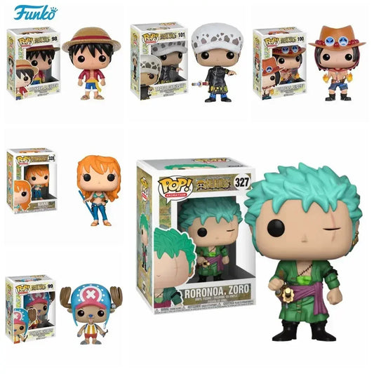 Funko di Roronoa Zoro, Chopper, Luffy da One Piece, figure in stile pop, collezione Otaku Family Store Online, altezza 10 cm