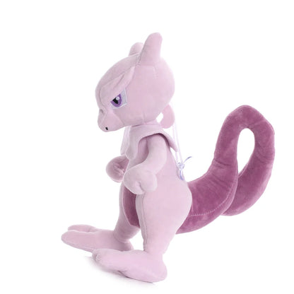 Peluche Mewtwo della collezione Pokémon, morbido e dettagliato, ideale per i fan di evoluzioni Pokémon, marca Otaku Family Store.