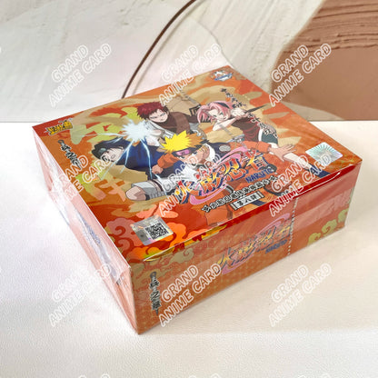 Scatola di carte da collezione Naruto KAYOU, booster box ufficiale T2W9 / T4W8, con carte anime e personaggi Naruto.