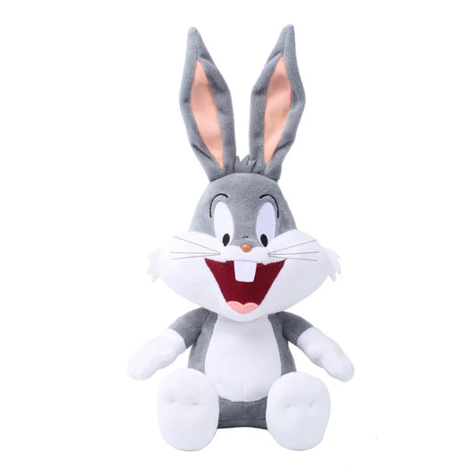 Peluche Bugs Bunny originale Looney Tunes, 32 cm, con Tweety, Lola Bunny e Daffy Duck, morbido e dettagliato.