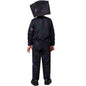 Costume cosplay Enderman per bambino, completo di completo nero e dettagli per Halloween o feste a tema zombie, di Otaku Family Store.