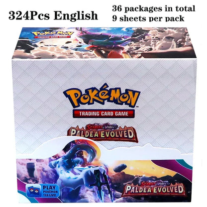 Booster Box Misti Pokémon Carte Collezionabili Otaku Family Store, 36 buste da 9 carte, edizione inglese, 324 carte totali