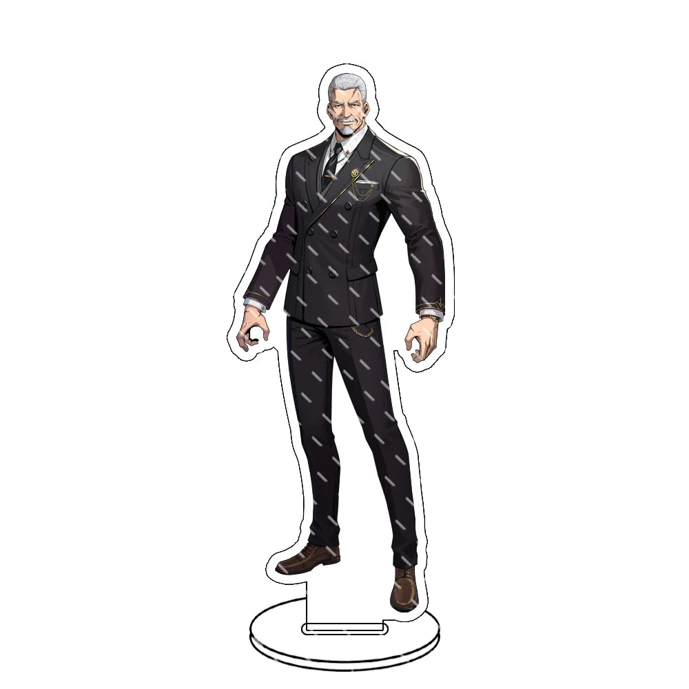 Supporto acrilico Solo Leveling Sung Jin-Woo, gadget in plastica trasparente con figura del protagonista, per collezionisti anime.