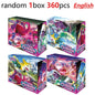 Booster Pokémon TCG Scarlet & Violet Prismatic Evolutions 151 con 36 buste e 360 carte, immagini delle carte e confezione.