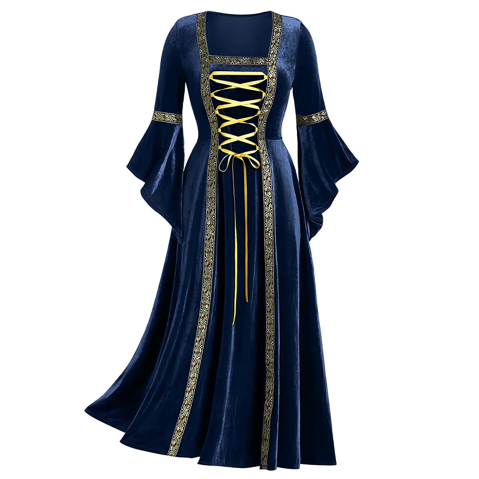 Vestito cosplay gotico punk femminile "You're My Secret" con dettagli medievali, perfetto per Halloween e cosplay principesco.
