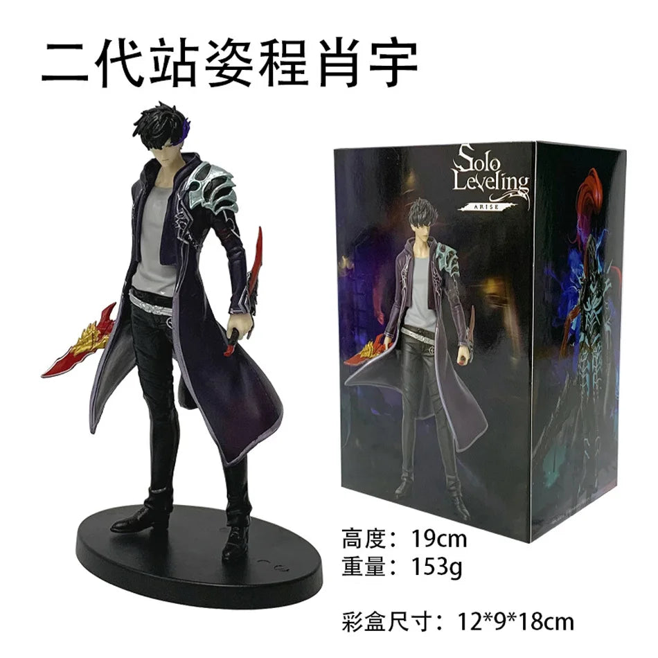 Action figure di Cha Hae-in dalla collezione Solo Leveling, figura dettagliata e dinamica, prodotta da Otaku Family Store Online.