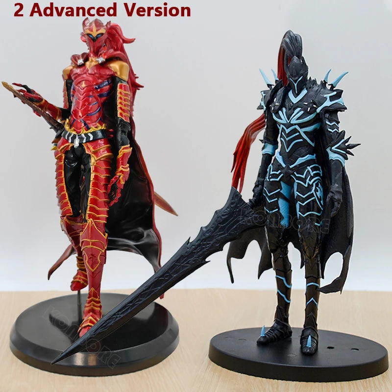 Action figure Igris, il Comandante Rosso Sangue da Solo Leveling, con dettagli realistici e colori vivaci, di Otaku Family Store Online.