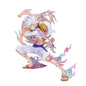 Action figure di Luffy Gear 5, One Piece, altezza 19 cm, della collezione Otaku Family Store Online, dettagliata e vivace.