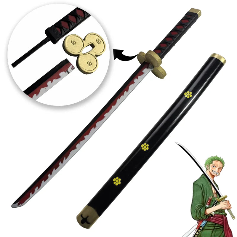 Costume cosplay One Piece con spade di 72 cm, accessorio per cosplay di Otaku Family Store Online, dettagli realistici e colori vivaci