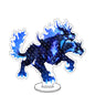 Supporto in acrilico Solo Leveling Sung Jin-Woo, gadget collezionabile di Otaku Family Store Online, con illustrazione dettagliata.