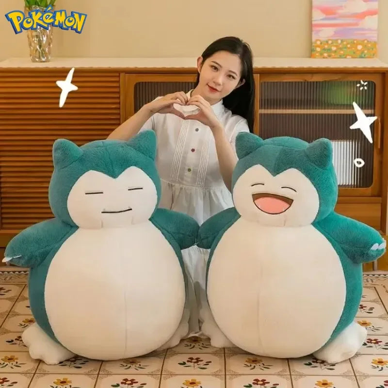 Peluche Snorlax gigante di Pokémon, 30/45/60cm, morbido e coccoloso, marca Otaku Family Store Online, ideale per i fan.