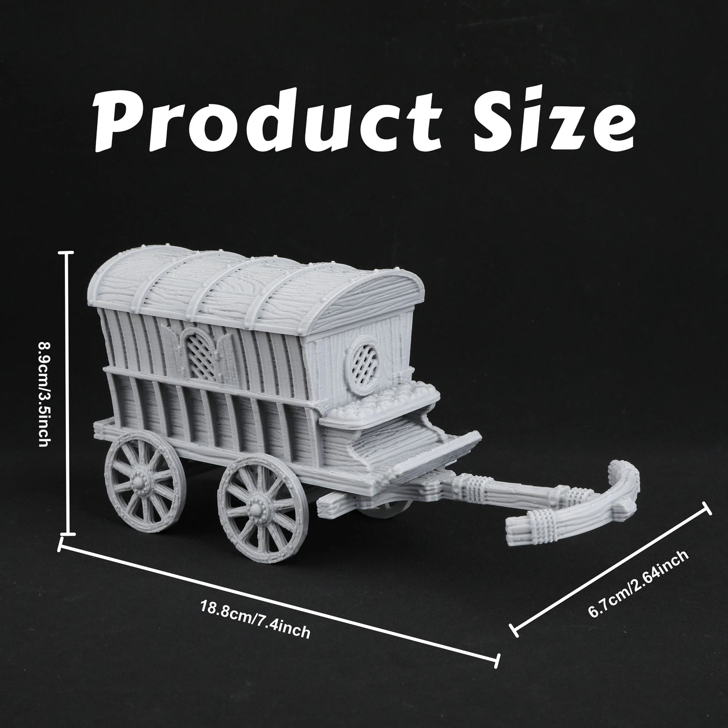 Carro da miniatura RPG 28mm della Otaku Family Store, accessorio per scenari da tavolo e giochi di ruolo, decorativo e da regalo