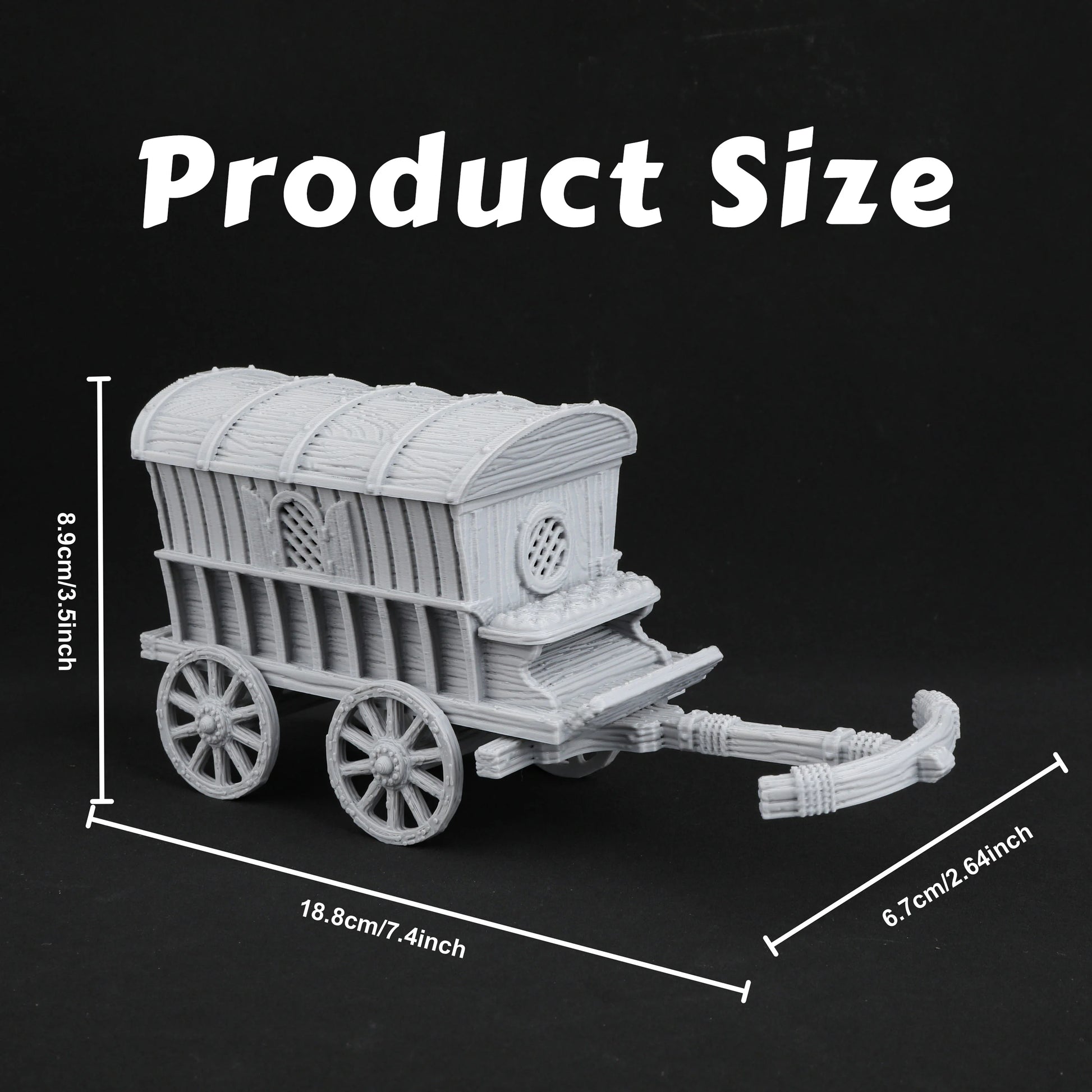 Carro da miniatura RPG 28mm della Otaku Family Store, accessorio per scenari da tavolo e giochi di ruolo, decorativo e da regalo