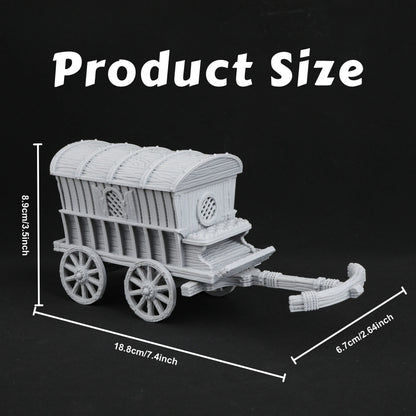 Carro da miniatura RPG 28mm della Otaku Family Store, accessorio per scenari da tavolo e giochi di ruolo, decorativo e da regalo