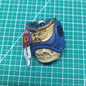 Action figure Warhammer Ultramarines Metaurus con ascia, scudo e pistola al plasma, modello di alta qualità, dettaglio realistico.