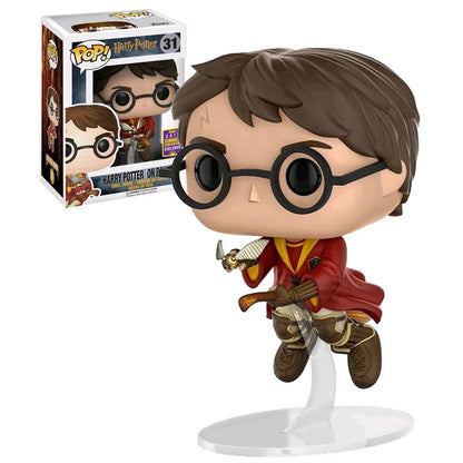 Funkos Harry Potter, Hermione, Ron, Malfoy, Dumbledore, Hedwig e Fawkes, personaggi della serie Harry Potter in stile Funko.