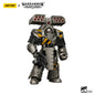 Action figure Warhammer 40K Iron Warriors Tyrant Siege Terminator con lanciarazzi, modello 1/18, dettaglio realistico e dettagliato