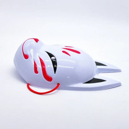 Maschera facciale leggero da cosplay con volto di volpe, accessorio per costume, evento Halloween, marca Otaku Family Store Online