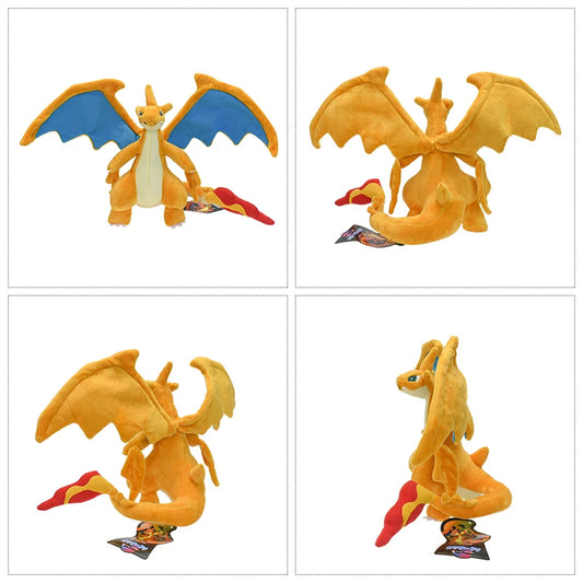 Peluche di 20cm Evolution Mega Charizard Y, giocattolo morbido a forma di drago anime, perfetto come regalo per bambini.