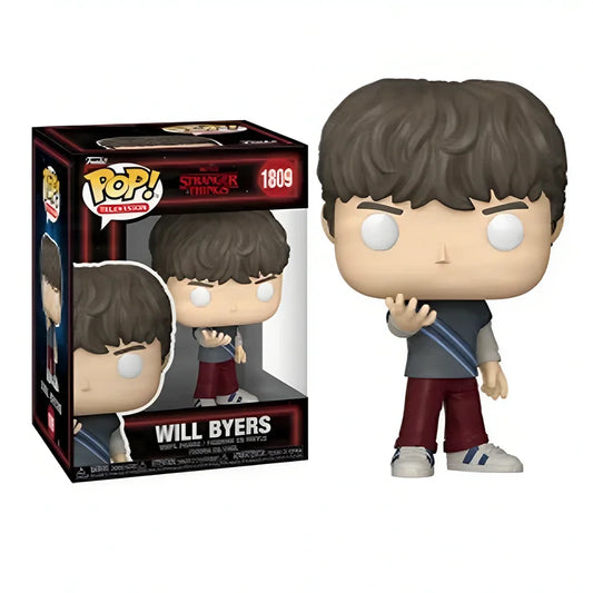 Figura Funko Pop Vinyl Will Byers Stranger Things, nuovo arrivo 2026, personaggio con cappotto e capelli ricci, dettagli colorati.