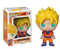 Funko POP Dragon Ball Z con Goku Super Saiyan, Vegeta, Trunks e Krillin, figure in vinile colorata e dettagliata.
