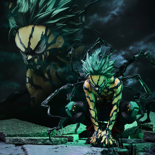 Statua di action figure Myhero Midoriya Izuku, modello di figura anime da scrivania, dettaglio realistico e colori vivaci