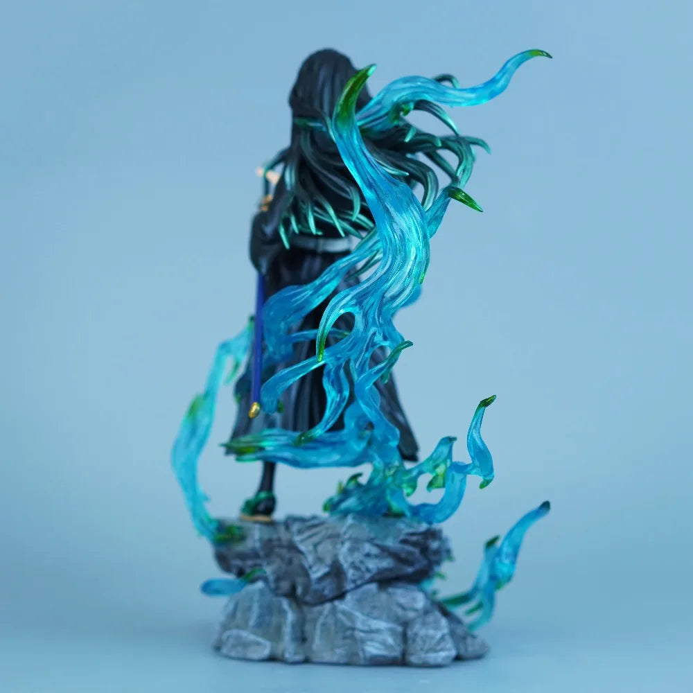 Figura action Demon Slayer Tokitou Muichirou di 25cm in PVC, personaggio anime, dettagliata e colorata, di Otaku Family Store Online.