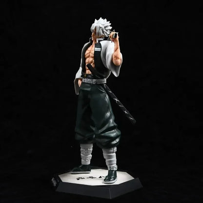Figura d'azione di Sanemi Shinazugawa di Demon Slayer, 30 cm, in stile anime, con dettagli realistici e posa dinamica
