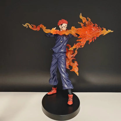 Figura animata di Itadori Yuji da Jujutsu Kaisen, modello in PVC di 21cm, dettagliata e colorata, perfetta per collezionisti.