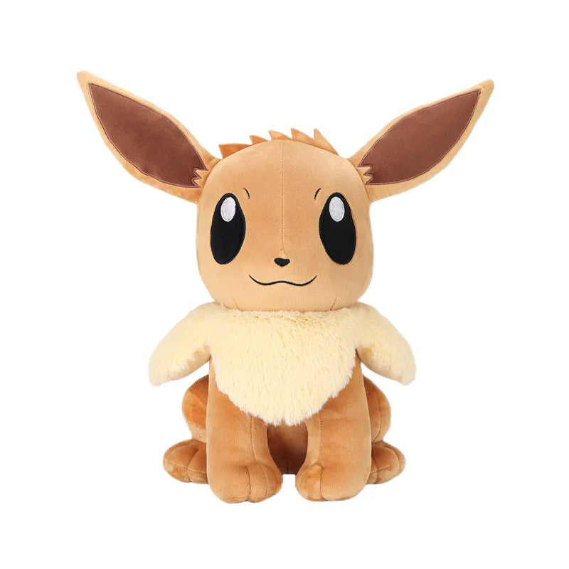 Peluche di Eevee e evoluzioni Pokémon, ottimo regalo, morbida e colorata, di Otaku Family Store Online.