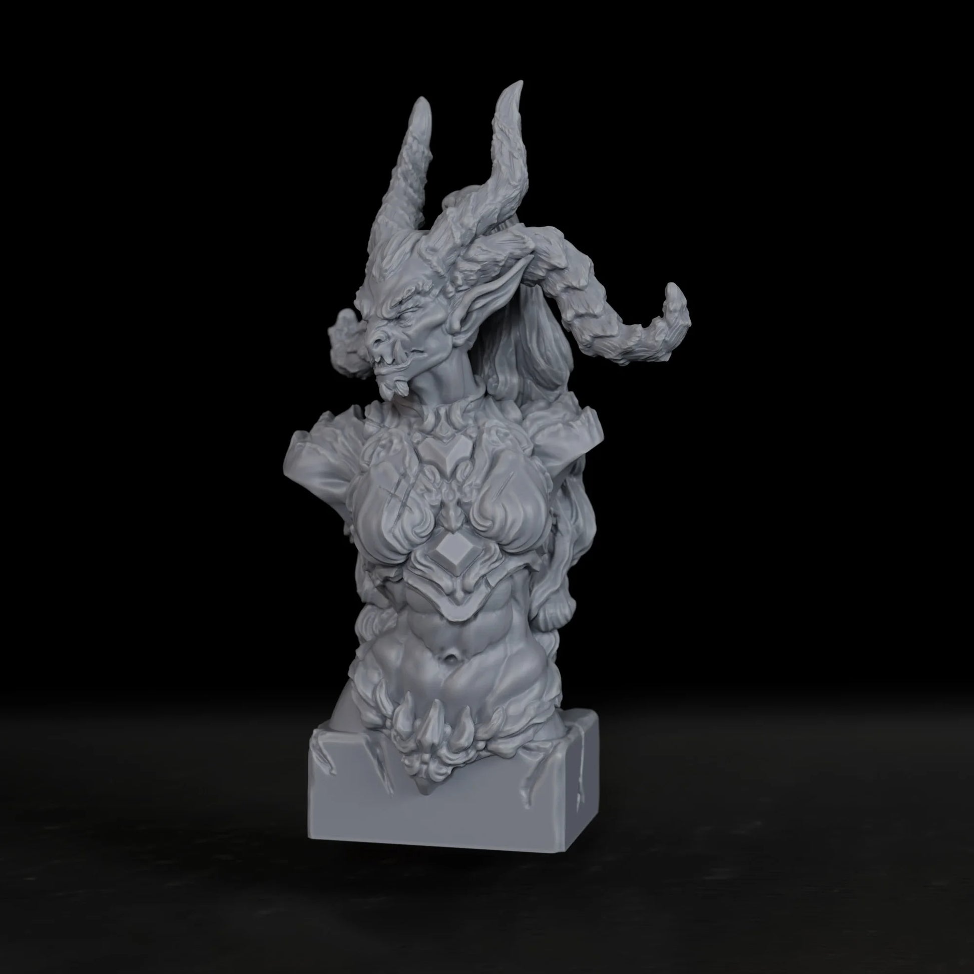 Bust demon fantasy di Zamma, miniatura da collezione e gioco di ruolo, gadget Otaku Family Store Online, perfetto regalo di Halloween e Natale