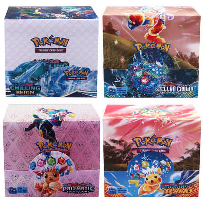 Lotto di 36 bustine di carte Pokémon TCG in lingua inglese, con 324 carte, brand Otaku Family Store.