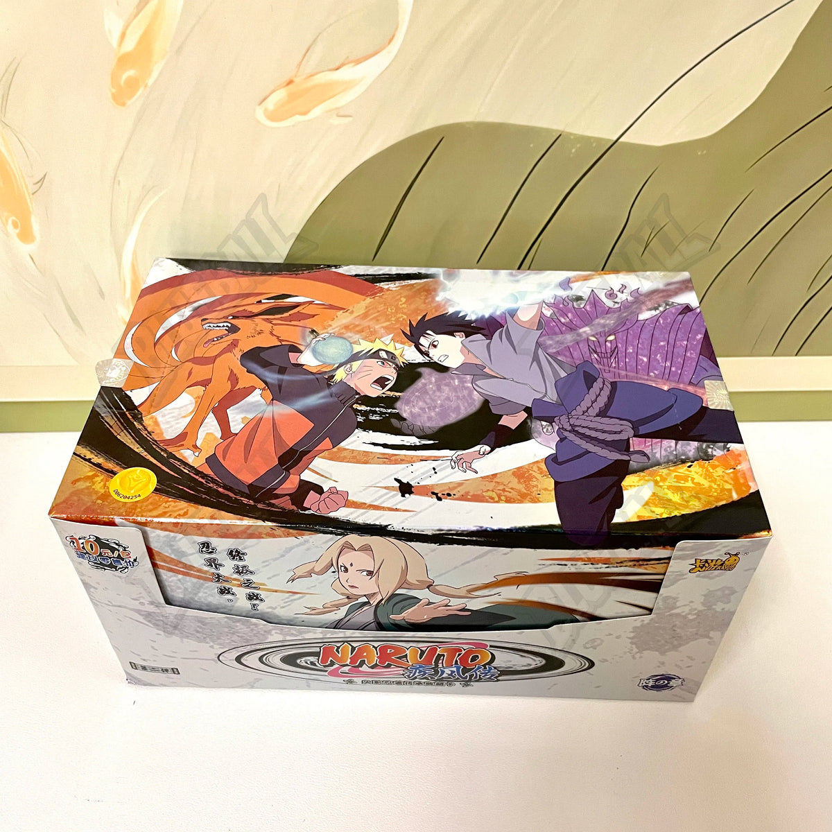 Carte Naruto TCG Kayou Chapter of the Ninja, confezione aperta con carte rare e epiche, brand Otaku Family Store Online.