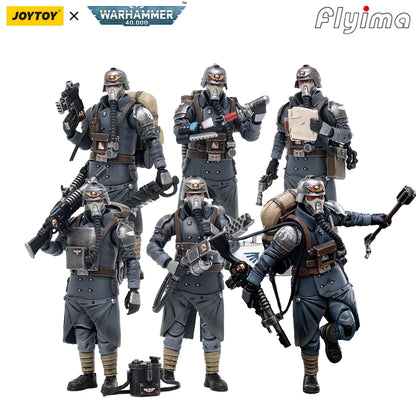 Action figure Warhammer 40K Astra Militarum Death Korps Krieg Veteran Squad 1/18 Otaku Family Store Online
