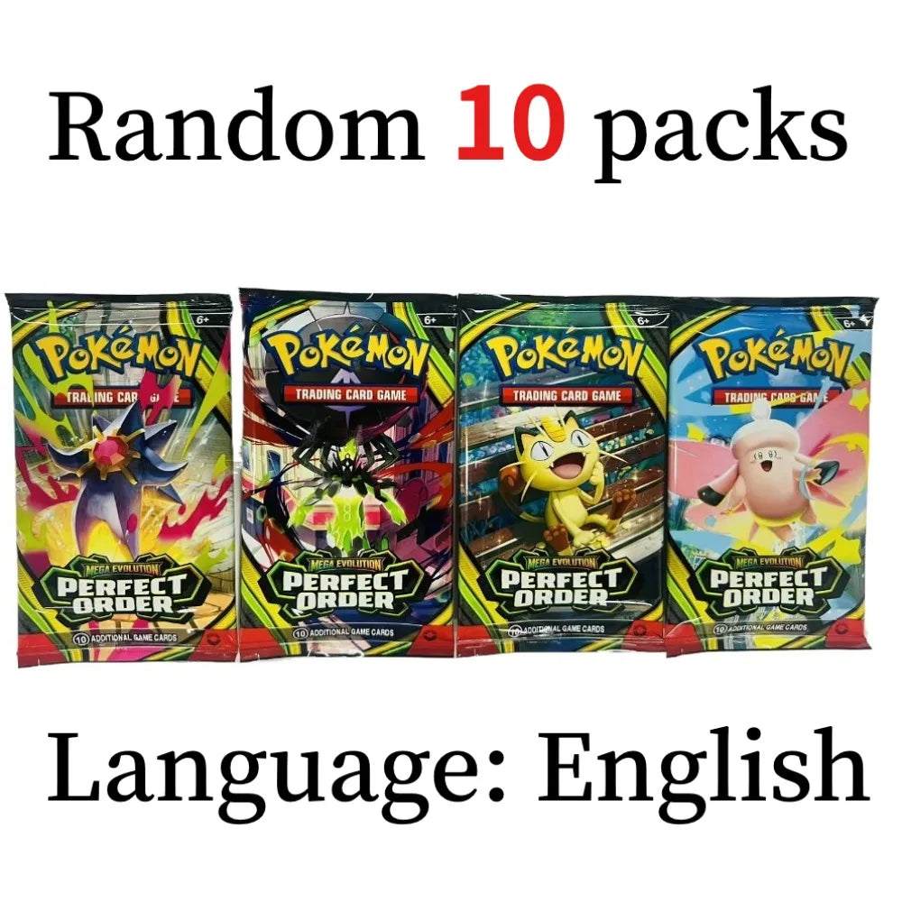 Scatola di carte Pokémon TCG Booster Box Mega Evolution con buste e pacchetti casuali, edizione inglese, Otaku Family Store.