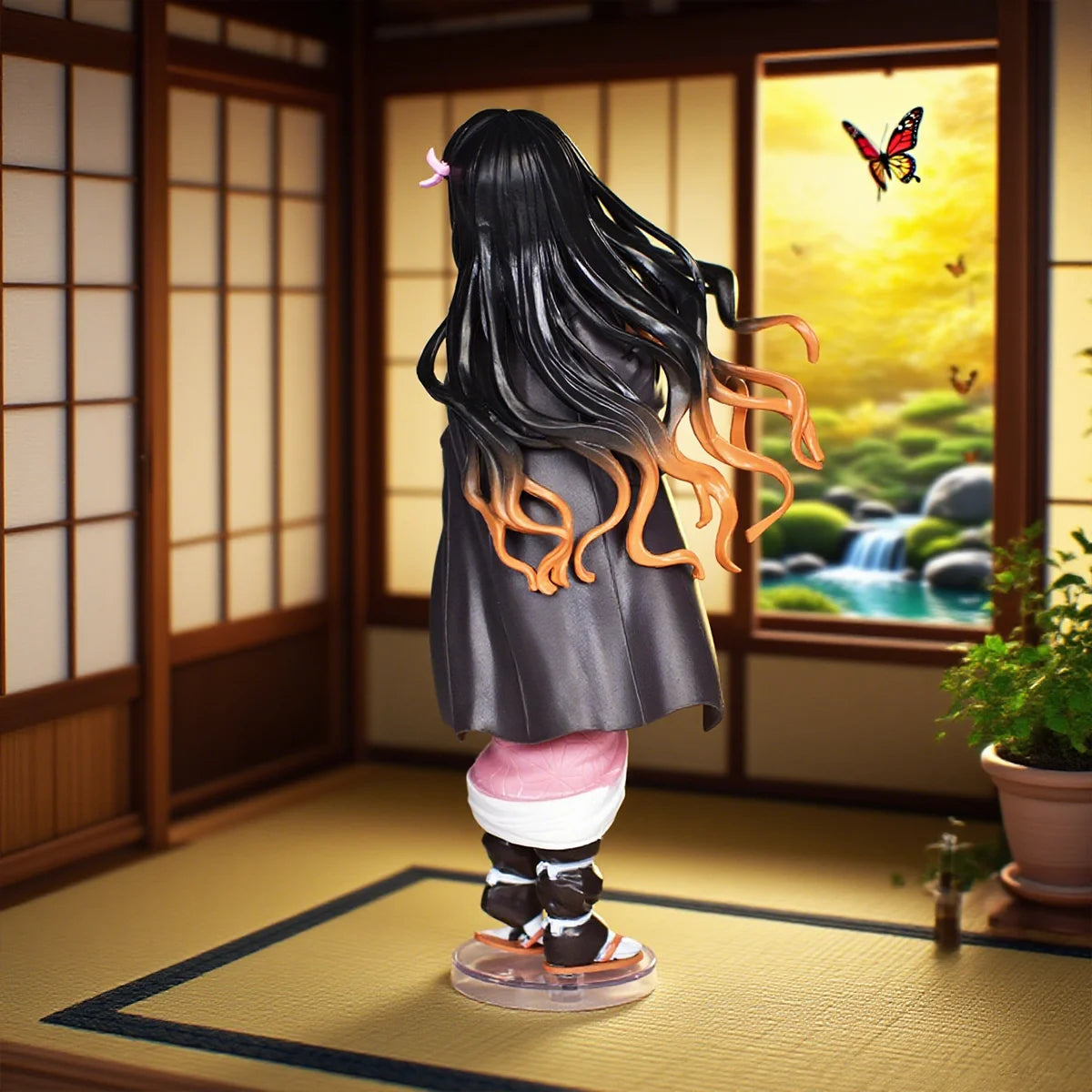 Action figure di Nezuko Kamado da Demon Slayer: Kimetsu no Yaiba, modello dettagliato e realistico, di Otaku Family Store Online