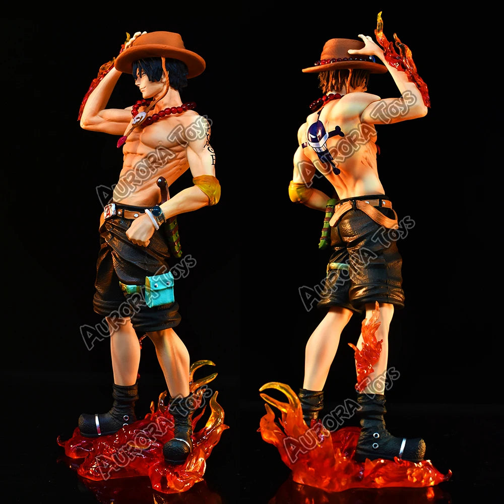 Figura d'azione ACE One Piece di 24 cm di Otaku Family Store, dettagliata con abiti e accessori, perfetta per collezionisti.